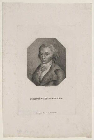 Bildnis des Christ. Wilh. Hufeland