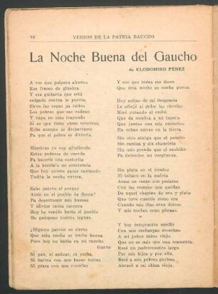 La Noche Buena del Gaucho