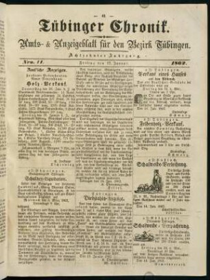 41-60, 17. Januar (Nr. 11) - 22. Januar (Nr. 15)
