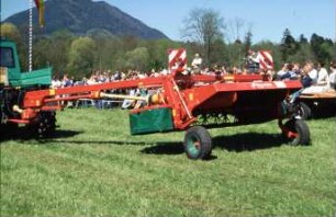 Fotografie: Futtererntetechnik, Mähwerk, Scheibenmähwerk, Mähaufbereiter