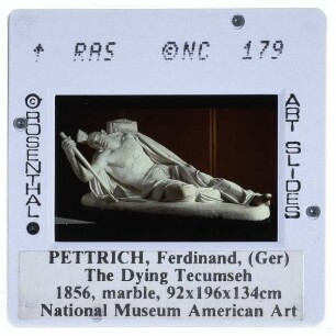 Pettrich, Der sterbende Tecumseh