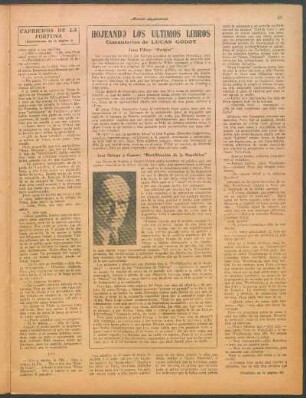 José Ortega y Gasset: "Rectificación de la República"