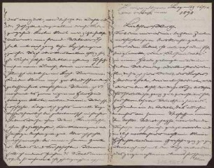 Schreiben an Hermann Muthesius (Brief)