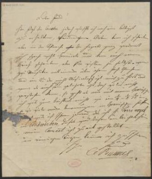 Brief an B. Schott's Söhne : 24.07.1825