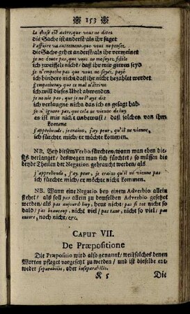 Aput VII. De Præpositione.