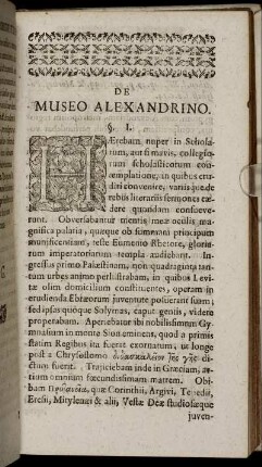 De Museo Alexandrino.