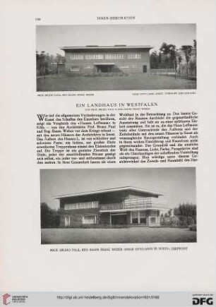 Ein Landhaus in Westfalen