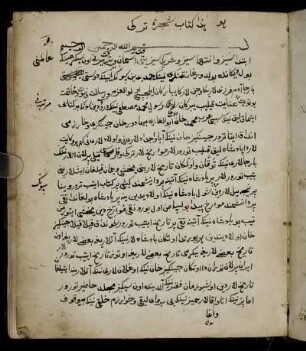Hūwa hāḏā kitāb-i Šaǧara-i turkī