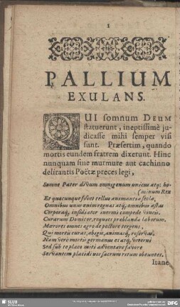 Pallium Exulans
