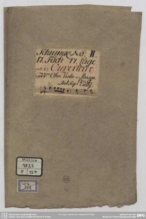 Persée. Excerpts - Mus.1827-F-15a : strings, bc, woodwinds; LWV 60
