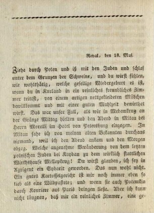 Reval, den 18. Mai