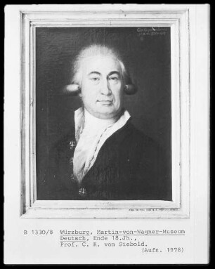Bildnis des Professor Carl Caspar von Siebold (1736-1807)