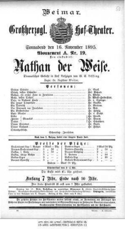 Nathan der Weise