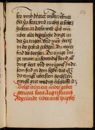 St. Augustinus' Abgrund (Gebet)