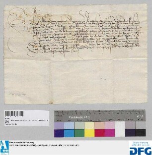 Albrecht Markgraf und Kurfürst von Brandenburg quittiert der Stadt Nürnberg über 250 fl. von seinen Bruder Friedrich ererbtes Leibgeding.