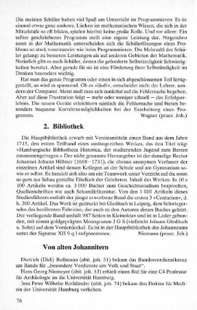 Von alten Johannitern