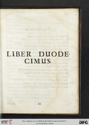 Liber duodecimus