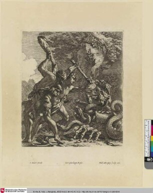 [Herkules und Iolaus töten die Hydra]