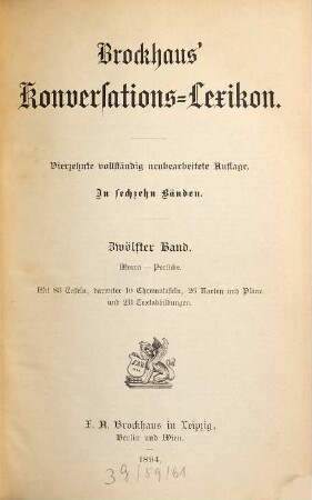 Brockhaus' Konversations-Lexikon : in sechzehn Bänden, 12
