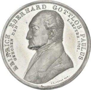 Medaille auf Heinrich Eberhard Gottlob Paulus