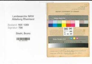 Entnazifizierung Bruno Strehl , geb. 24.02.1912 (Polizist)
