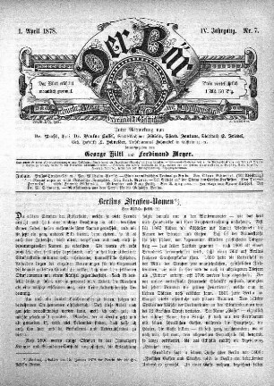 1. April 1878, Nr. 7