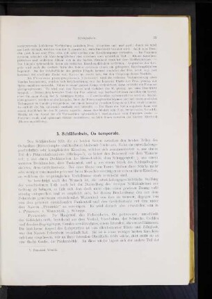 3. Schläfenbein, Os temporale.