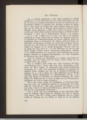 Der Rückzug