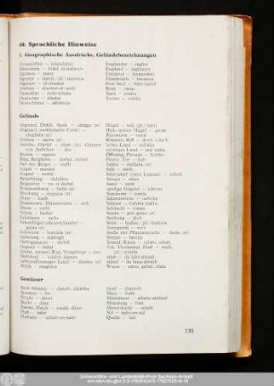 10. Sprachliche Hinweise