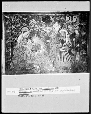 Antependium mit Anbetung der Heiligen drei Könige