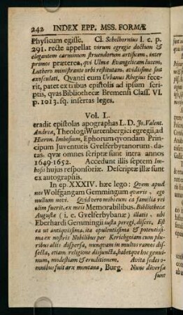 242-260, Vol. L. - Vol LXII.