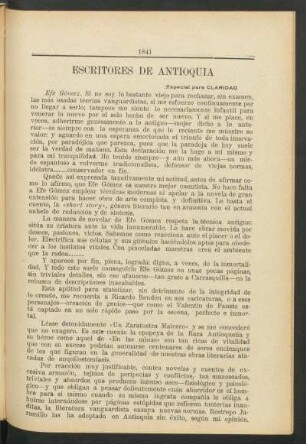 Escritores de Antioquia