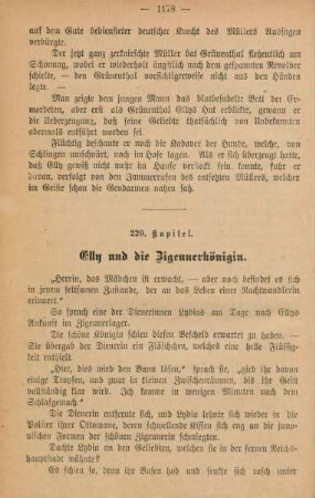 220. Kapitel. Elly und die Zigeunerkönigin.