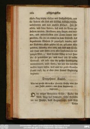 Dreyzehntes Kapitel. Wie der große Sancho Pansa Besitz von seiner Insel nimmt, und seine Regierung beginnet.