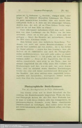 Photographische Dunkelkammer