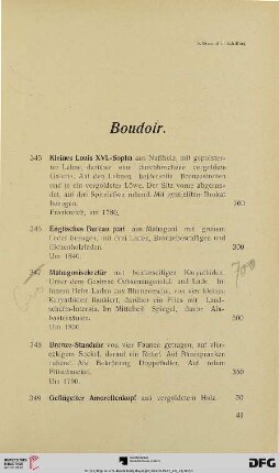 Boudoir (Nr. 345-387)