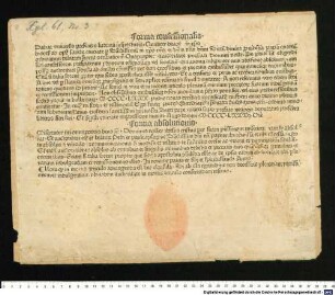 Forma confessionalis et absolutionis ad opus sanctae cruciatae. 1482.