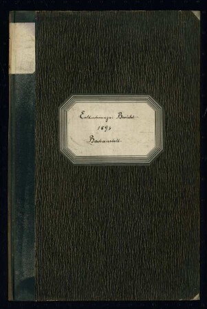 Öffentliches Bad, Berlin Schinkelwettbewerb 1893: Erläuterungsbericht