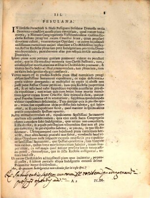 Die 23. Septembrii 1746. in Palatio Apostolico Quirinali erit Sacra Congregatio Indulgentiis, Sacrisque Reliquiis praeposita, in qua praeter nonnulos Libellos a Sanctitate Sua remissos, proponentur infrascripta dubia