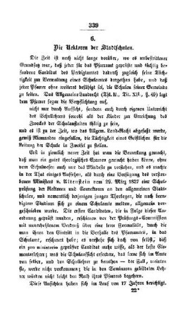 Die Rektoren der Stadtschulen