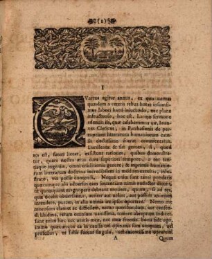 De litterarum elegantiorum cultura in academia diligentissime continuanda