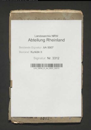 Verbot der Kollekten für Bruderschaftsfeste und Wallfahrten