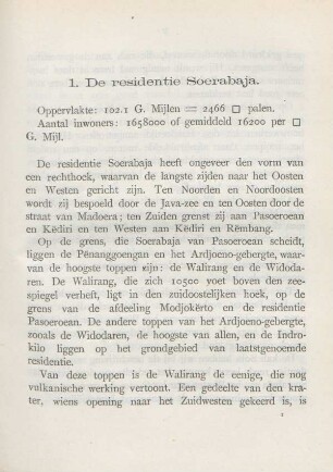 1. De residentie Soerabaja