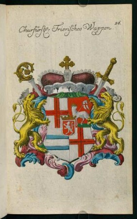 26, Wappen des Churfürsten von Trier