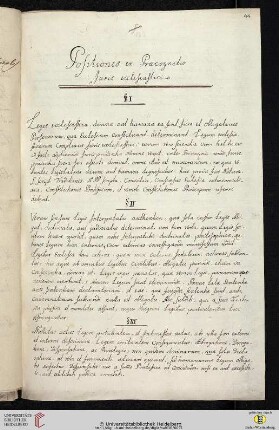 Positiones ex Præcognitis Juris ecclesiastici
