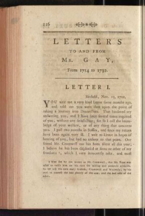 Letters To And From Mr. Gay