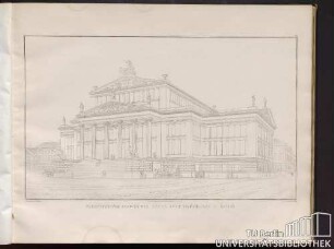 Perspectivische Ansicht des neuen Schauspielhauses zu Berlin.