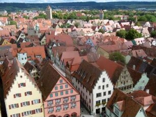 Rothenburg ob der Tauber: Stadtansicht Altstadt