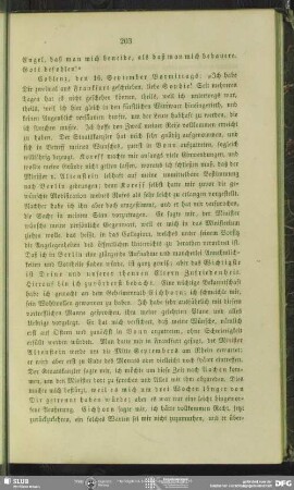 August Wilhelm von Schlegel an Sophie von Schlegel, Koblenz, 16.09.1818
