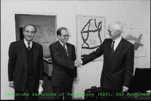 Besuch von Dr. Lutz Stavenhagen (CDU-Mitglied des Deutschen Bundestages (MdB)) am Kernforschungszentrum Karlsruhe (KfK)